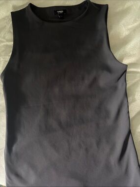 Express Black Crewneck Sleeveless Tank